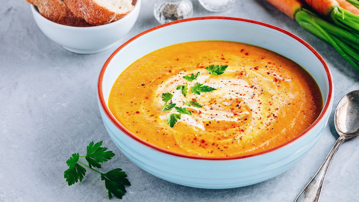Wärmende Ingwer-Kurkuma-Suppe für das Immunsystem
